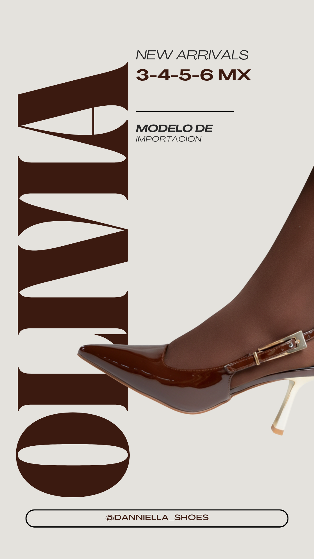 Zapatilla "Olivia" chocolate